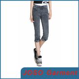 Women Denim Cropped Boyfriend Jeans (JC1056)