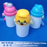 400ml Sublimation Custom Printing Blank Plastic Children Kids Water Bottle