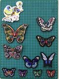 Sequins Butterfly Handmade Beads Embroidery Patch