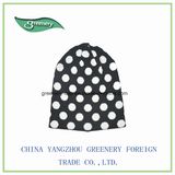 Fashion Promotional Black and White Jacquard Warm Hat