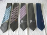 Men's Fashion Micro Fibre Embroidered Logo Neckties