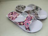 Semi-Finished EVA Slipper with Flower Printing (21IV1502)