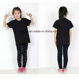 Round Neck Short Sleeve Wholesale 100% Cotton Kids T Shirt