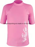 Anti -UV Short Sleeve Color Rash Guard T-Shirt