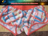 Polyester Elastic Fabric for Beach Pants, Pringting Polyester Spandex Fabric