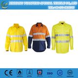 Hi Vis Fr Work Shirts with Reflective Stripe