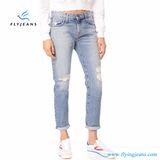 Slim-Straight High-Waisted Skinny Women Denim Jeans with Light Blue by Fly Jeans