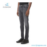 Slim-Straight Faded Denim Jeans with a Narrow Straight Leg for Men by Fly Jeans