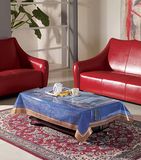 PVC Printed Landscape Tablecloth (TZ0008)