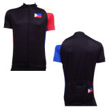Custom Black Cycling Wear Cycling Shirts with Your Logos