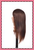 Human Hair Mannequin Head 22inches