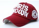 OEM Produce Customized Logo Embroidered Promotional Red Cotton Twill Adjustable Sports Baseball Cap