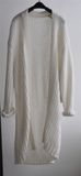 Ladies Longline Opean Patterned Cardigan