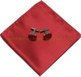 Classical Hot-Sale Men Handkerchief and Cuff-Link Set (WH11)