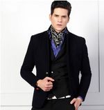 Men's Black Slim Fit New Fashion Suit