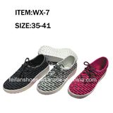 New Arrival Injection Canvas Shoes Women Casual Shoes (FFWX-7)