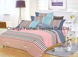 King Size Printed Microfiber Quilt Cover Faric for Bedding Set