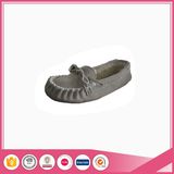 Women Sheepskin with Faux Fur Lining Moccasin Slipper