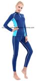 Two-Piece Long Rash Gurad for Swimwear Sports Wear & Surfing Suit