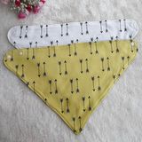 Hot Sale Super Soft 100% Cotton Baby Bib Bandana Bib