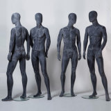 Fiberglass Grey Cement Male Mannequin for Clothings Display