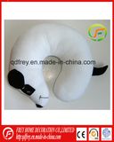 Plush White Dog Toy Neck Cushion Pillow