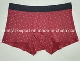 New Print Design Viscose Men's Boxer Brief Underwear