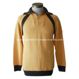 Men Knitted Turtle Neck Long Sleeve Fashion Jacket with Zipper (M15-029)