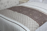 Embroidery and Pleat Panel Patchwork Bedding Set