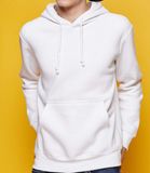 Chinese 55%Cotton 330GSM Plain Fleece Pullover Hoodies