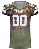 Short Sleeves Breathable Sweatshirt Custom Sublimation Print Soccer Jersey American Football Wear