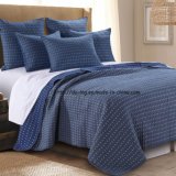 Embroidered Bedspread in Navy (DO6067)