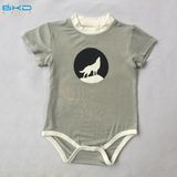 Bamboo Fiber Baby Clothes Short Sleeve Infant Onesie