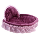 Royal Purple Dog Lace Princess Beds Pet Sleep Cushion