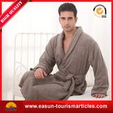 China Supply Bathrobe Men's Coral Fleece Hooded Bathrobe