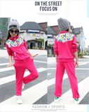 2015 Spring/Autumn Kids Gril Spring/Autumn Cotton Sport Suit in Children's Clothes