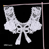 Edwardian Era Schiffli Lace Collar Cape Raised Graphic Floral Design
