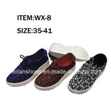 Women Injection Canvas Shoes Casual Footwear with Customized (FFWX-8)