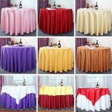 Luxury Wedding Event Tablecloth Made of Cotton Linen Fabric (DPF107114)