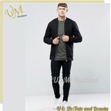 Zip up Hoodies Wholesale Handsome Black Jacket