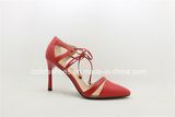 2016 Sexy Red High Heels Leather Women Wedding Shoes