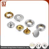Clothes Round Color Matching Metal Prong Snap Button