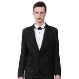 2016 Men Unique Taste Black Tuxedo Dress Suits