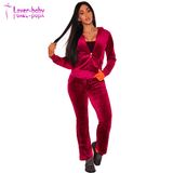 Girl Fashion Next Door Velour Lounge Set