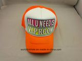 100% Polyester Foam Trucker Hat Custom Embroidery Patch Mesh Trucker Hat
