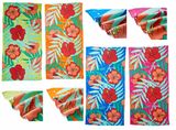 Full Flower Printed 100% Cotton Bath Towel