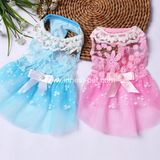 Saxy Dog Party Clothing Puppy Wedding Uniform Lace Pet Dress