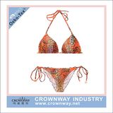 Plus Size Girls Sublimation Print Brazilian Thong Bikini for Sale