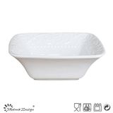 Ceramic Square Bowl White Color