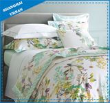 Spring Green Garden Polyester Duvet Cover Set